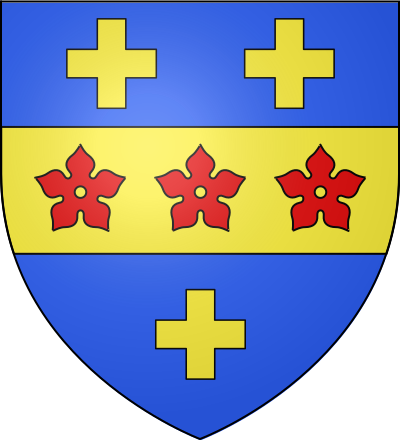 Blason de la commune Bonnières-sur-Seine