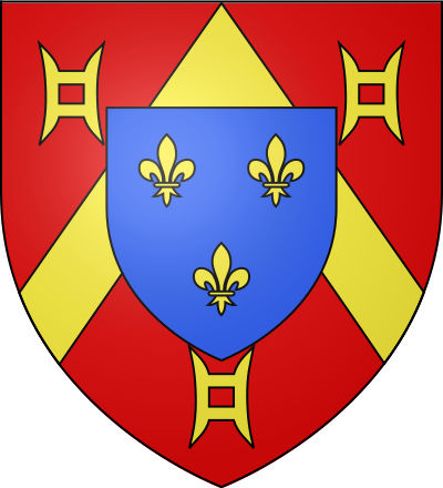 Blason de la commune Le Mesnil-Saint-Denis
