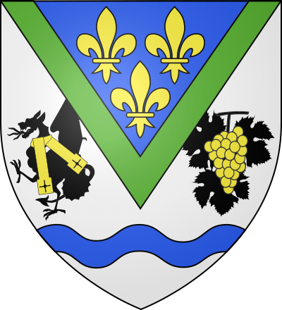 Blason de la commune Vaux-sur-Seine
