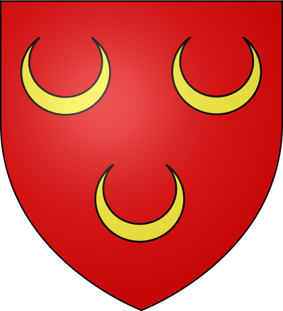 Blason de la commune Lignières-Châtelain