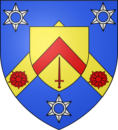 Blason de la commune Mesnil-Domqueur