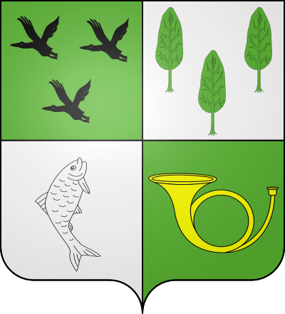 Blason de la commune Mézerolles