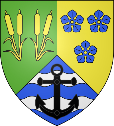 Blason de la commune Saigneville