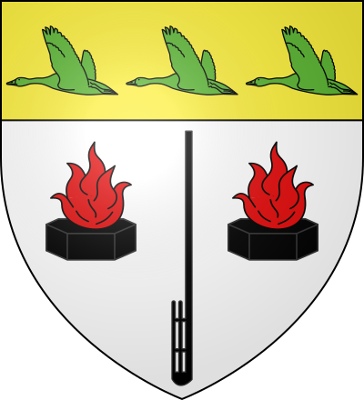 Blason de la commune Saint-Sauveur