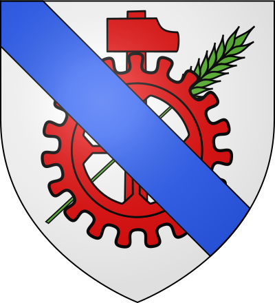 Blason de la commune Saleux