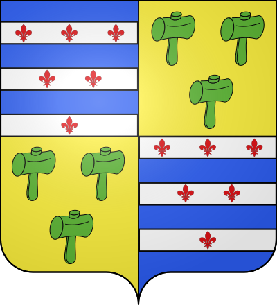 Blason de la commune Toutencourt