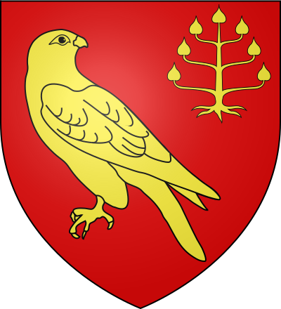 Blason de la commune Villers-Faucon
