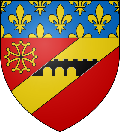Blason de la commune Arthès