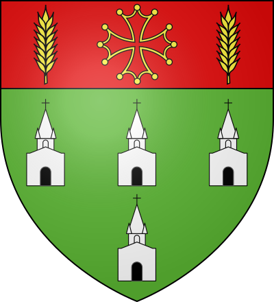 Blason de la commune Grazac