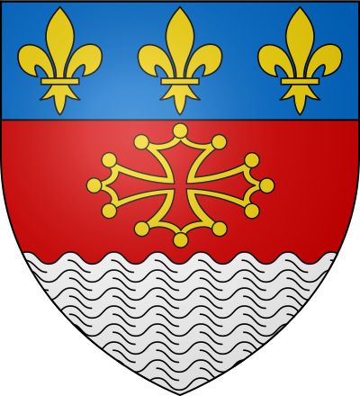 Blason de la commune Lisle-sur-Tarn