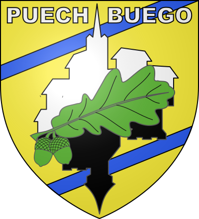 Blason de la commune Puybegon