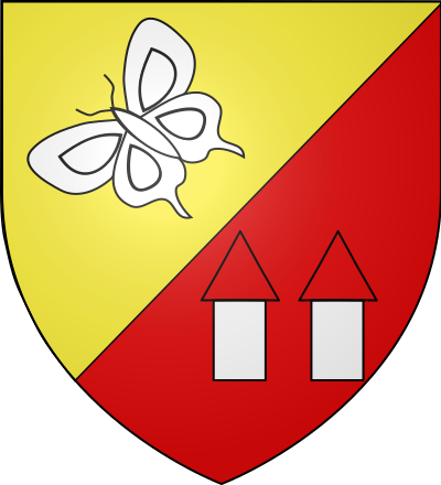 Blason de la commune La Sauzière-Saint-Jean