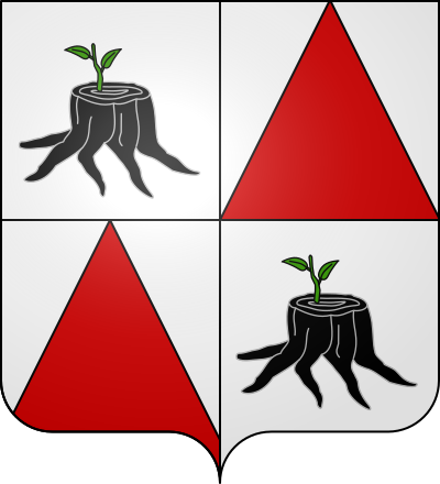 Blason de la commune Viviers-lès-Montagnes