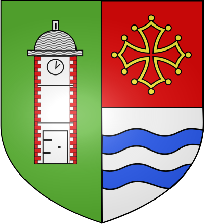 Blason de la commune Castelferrus