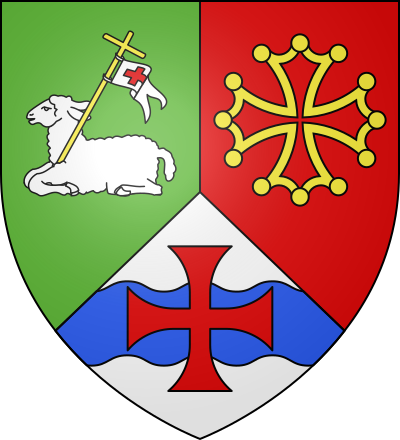 Blason de la commune Cazals