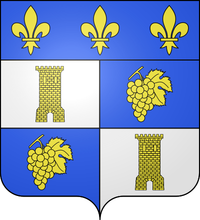Blason de la commune Cazes-Mondenard
