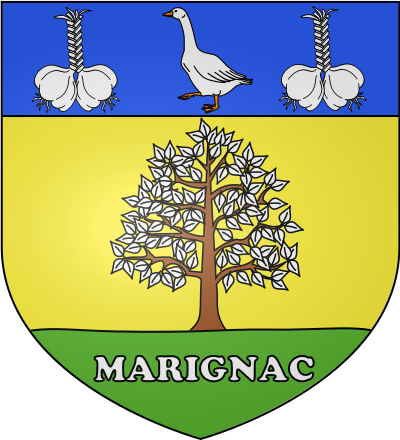 Blason de la commune Marignac
