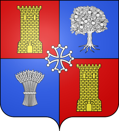 Blason de la commune Pommevic