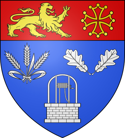 Blason de la commune Saint-Cirq