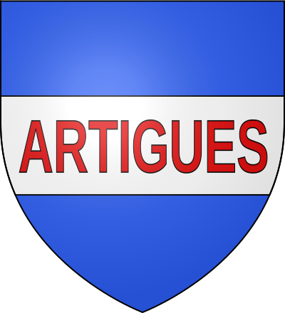 Blason de la commune Artigues