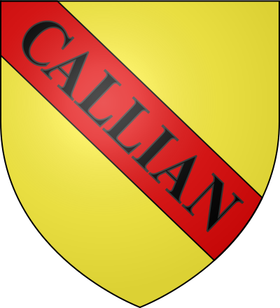 Blason de la commune Callian