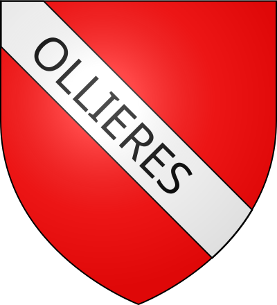 Blason de la commune Ollières