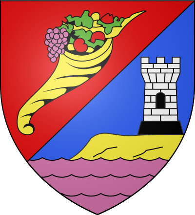 Blason de la commune Le Pradet