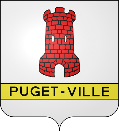 Blason de la commune Puget-Ville