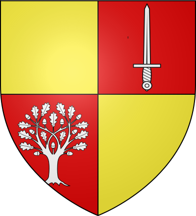 Blason de la commune Saint-Paul-en-Forêt