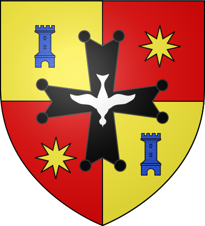 Blason de la commune Lacoste