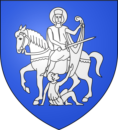 Blason de la commune Saint-Martin-de-Castillon