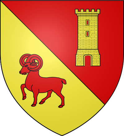 Blason de la commune Saint-Roman-de-Malegarde