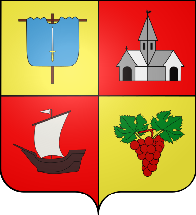Blason de la commune Brem-sur-Mer