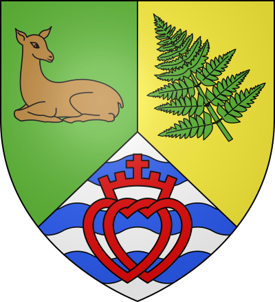 Blason de la commune Loge-Fougereuse