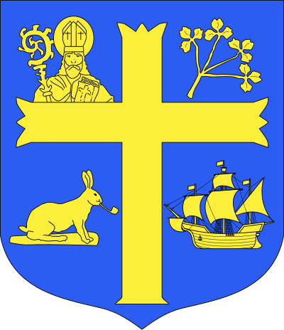 Blason de la commune Saint-Benoist-sur-Mer