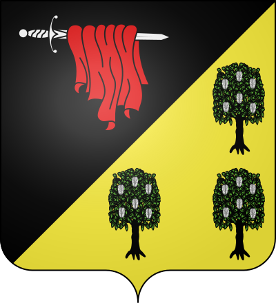 Blason de la commune Saint-Martin-des-Noyers