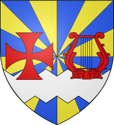 Blason de la commune Sainte-Cécile