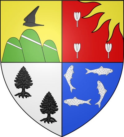 Blason de la commune Anould