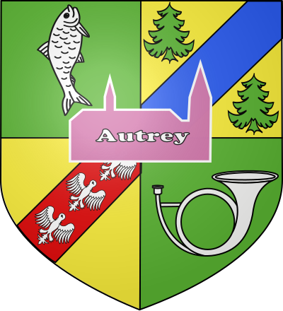 Blason de la commune Autrey