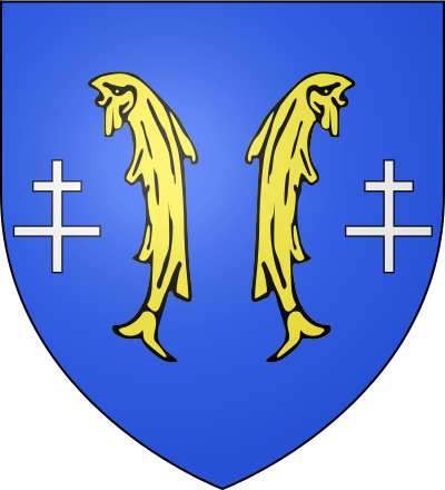 Blason de la commune Châtillon-sur-Saône