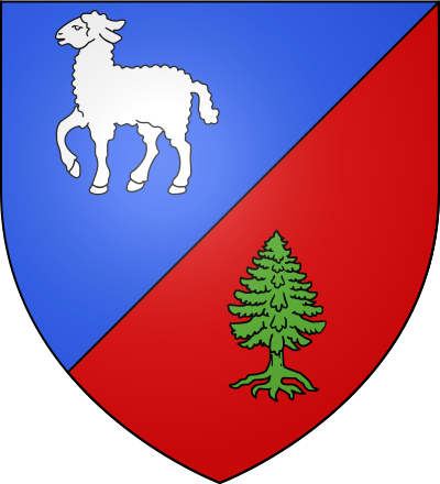 Blason de la commune Entre-deux-Eaux