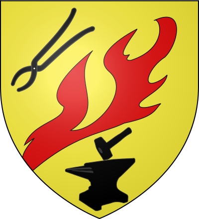 Blason de la commune Les Forges