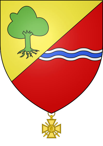 Blason de la commune Fresse-sur-Moselle