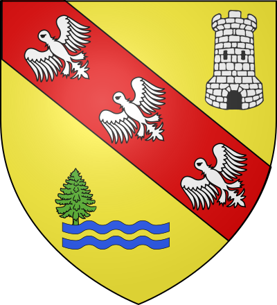 Blason de la commune Hadol