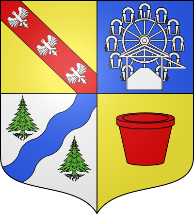 Blason de la commune Jeanménil