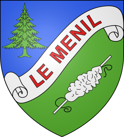 Blason de la commune Le Ménil