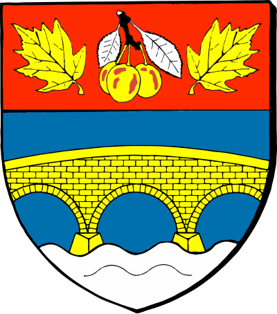 Blason de la commune Pont-sur-Madon