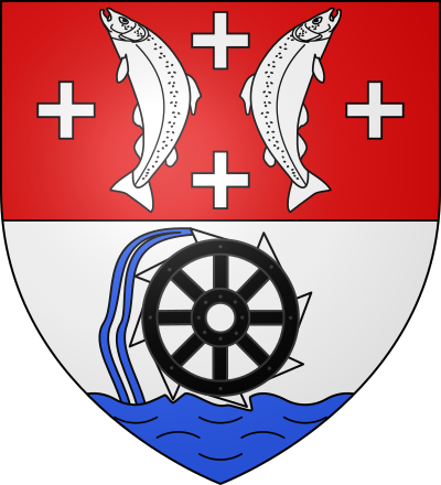 Blason de la commune Vieux-Moulin