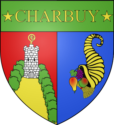 Blason de la commune Charbuy