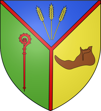 Blason de la commune Courgenay